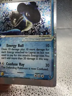Pokemon English TCG: 2003 EX Ruby & Sapphire Lapras ex 99/109 Ultra Rare - Image 5