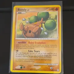 Pokemon TCG Bonsly 71/130 Diamond & Pearl Basic 40HP Common Regular - Image 1