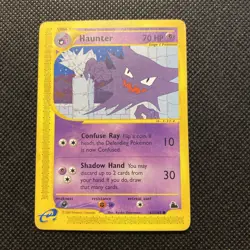 Haunter - 63/144 Pokemon Skyridge - Regular E Reader LP- - Image 1