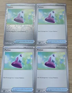 4x Pokemon TCG Potion Scarlet & Violet Base Set 188/198 Regular Common 2023 - Image 1