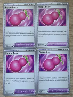 Pokemon TCG -Payapa Berry 141/142 - Stellar Crown - NM - Playset - Image 1