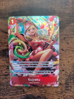2025 One Piece KUJYAKU #OP11-004 A Fist of Divine Speed Borderless Alt Art ENG - Image 1