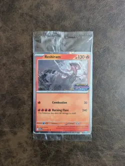 2025 Pokemon Phantasmal Flames Barnes & Noble Promo Stamped Reshiram 17 - SEALED - Image 1