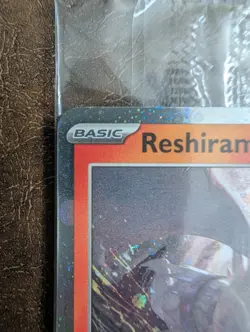 2025 Pokemon Phantasmal Flames Barnes & Noble Promo Stamped Reshiram 17 - SEALED - Image 2