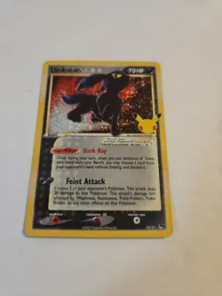 Pokemon TCG Umbreon Star Celebrations Holo Card 17/17 Classic Collection - Image 4