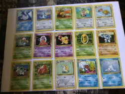Pokemon TCG Vintage Base Set 2 Card Lot of 71 WOTC - Image 1