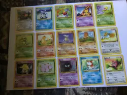Pokemon TCG Vintage Base Set 2 Card Lot of 71 WOTC - Image 3