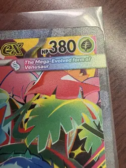 Pokemon Mega Venusaur EX 177/132 Full Art Holo Rare 380 HP 240 Attack Card - Image 3
