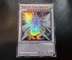 Majestic Star Dragon LC5D-EN036 Super Rare 1st Edition Yugioh Card NM - Image 1
