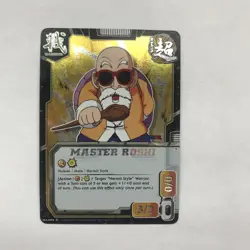 Master Roshi Rare Foil card WA-004 for 2008 Bandai Dragon Ball Z ccg tcg - Image 2