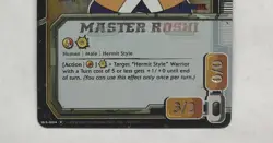 Master Roshi Rare Foil card WA-004 for 2008 Bandai Dragon Ball Z ccg tcg - Image 3