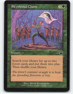 Skyshroud Claim #117 Magic the Gathering Card - Image 1