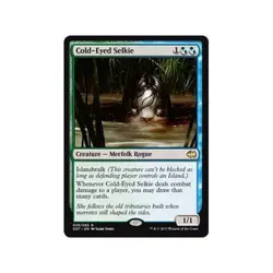 lot 3 Selkie aux yeux glaces (Cold-Eyed) Duel Deck Merfolk VS Goblins Magic MTG - Image 1