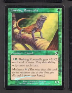 MtG FOIL Basking Rootwalla Lucertola Crogiolante FOIL (Torment) - Image 1