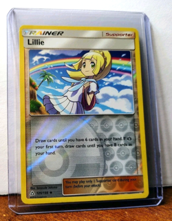 POKEMON LILLIE 125/156 REVERSE HOLO TRAINER ULTRA PRISM LP-NM - Image 5
