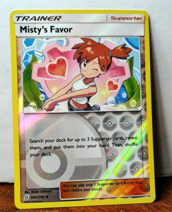 POKEMON MISTY'S FAVOR 202/236 REVERSE HOLO TRAINER UNIFIED MINDS NM NEAR MINT - Image 1