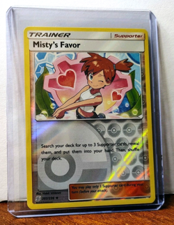 POKEMON MISTY'S FAVOR 202/236 REVERSE HOLO TRAINER UNIFIED MINDS NM NEAR MINT - Image 5