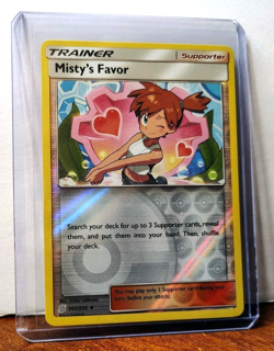 POKEMON MISTY'S FAVOR 202/236 REVERSE HOLO TRAINER UNIFIED MINDS LP-NM - Image 5