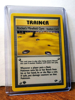 POKEMON ROCKET'S MINEFIELD GYM 119/132 1ST EDITION TRAINER GYM CHALLENGE LP - Image 5