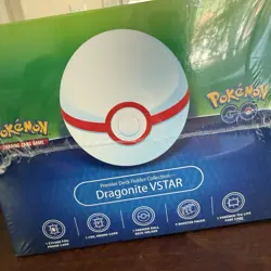 Pokemon GO Premier Deck Holder Box Dragonite VStar Collection Sealed 9 Packs++ - Image 2