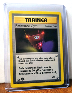 POKEMON RESISTANCE GYM 109/132 1ST EDITION RARE TRAINER GYM CHALLENGE LP - Image 5