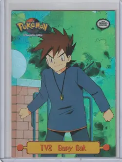 1999 Topps Pokemon TV Animation Series 1 TV Inserts holo Foil #TV8 Gary oak - Image 1
