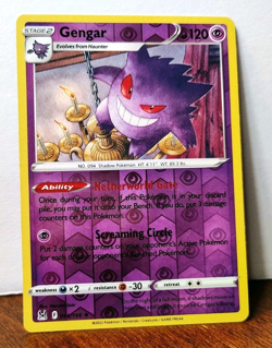 POKEMON GENGAR 066/196 REVERSE HOLO RARE LOST ORIGIN LP-NM - Image 1