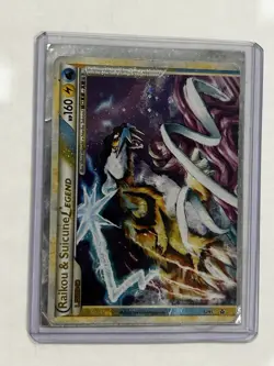 Pokemon Raikou & Suicune Legend TAG TEAM 92/95 Unleashed Holo Ultra Rare English - Image 1