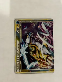 Pokemon Raikou & Suicune Legend TAG TEAM 92/95 Unleashed Holo Ultra Rare English - Image 3