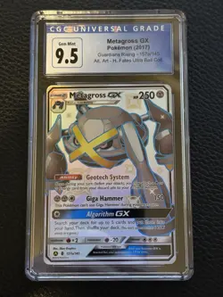 Pokemon Metagross GX 157a/145 Guardians Rising Alt Art Ultra Rare Holo CGC 9.5 - Image 1