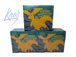 x3 Pokemon Mega Evolution Ascended Heroes Elite Trainer Boxes - NEW SEALED - Image 1