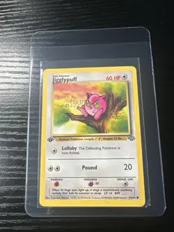 Jigglypuff 54/64 1st Edition Jungle WOTC Vintage Pokemon - Image 1
