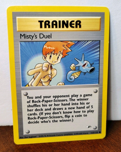 POKEMON MISTY'S DUEL 123/132 TRAINER GYM HEROES LP - Image 1