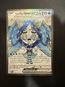 Wellspring Mask Ogerpon ex 194/167 Twilight Masquerade (TWM) NM Full Art Pokemon - Image 1