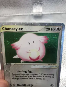 Pokemon TCG Chansey ex EX Ruby & Sapphire 96/109 Ultra Rare Holo - Swirl - LP - Image 2