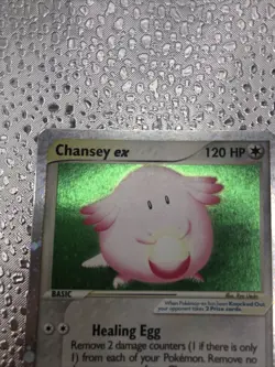 Pokemon TCG Chansey ex EX Ruby & Sapphire 96/109 Ultra Rare Holo - Swirl - LP - Image 4