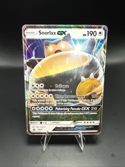 Pokemon Snorlax GX SM05 SM Promos Holo - Image 2