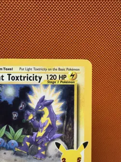 Light Toxtricity SWSH137 Black Star Promo Stamped Celebrations Pokemon NM 2031 - Image 3