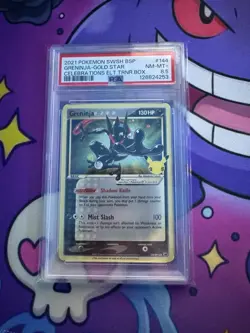 2021 POKEMON SWSH BLACK STAR PROMO #144 GRENINJA-GOLD STAR PSA 8.5 - Image 1