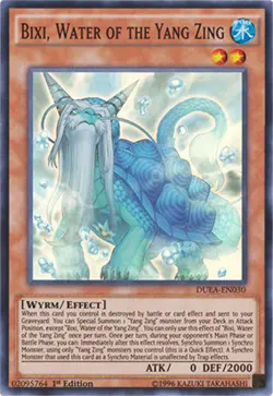Yugioh! MP Bixi, Water of the Yang Zing - DUEA-EN030 - Super Rare - 1st Edition - Image 1