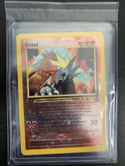 Entei 244 | Reverse Holo | Black Star Promo 244 Pokemon Card 2001 Vintage | MP - Image 3