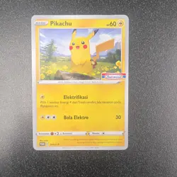 Pokemon Pikachu Promo Stamped Card 240/S-P Indonesian S-P Set 2021 - Image 1