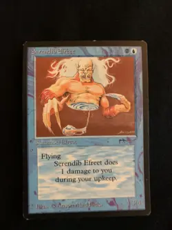 MTG Serendib Efreet Near Mint Normal Arabian Nights NEVER PLAYED - Image 1