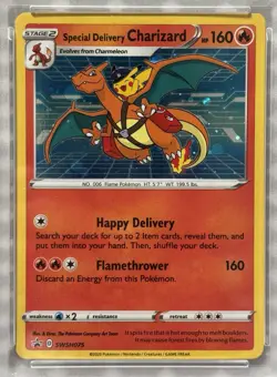 Special Delivery Charizard Promo Holo Pokemon Card SWSH075 PSA 9 CLEAN - Image 2