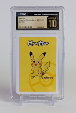 Pikachu Pokemon Playing Cards 2019 Japanese Old Maid CGC PRISTINE 10 - Image 1