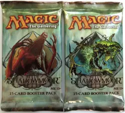 MtG Booster Pack ~ SHADOWMOOR set ~ 2 sealed 15-card Magic the Gathering Packs - Image 1