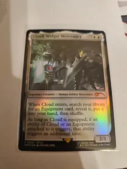 Cloud, Midgar Mercenary FOIL Promo MTG FIN Nm/M - Image 1
