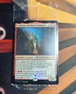 Solphum. Mayhem Dominus Prerelease Foil Sealed - Image 1