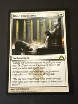 Blind Obedience X1 Gatecrash Ex Condition See Front/back Pics - Image 1
