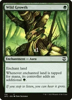 MTG Commander: Adventures in the Forgotten Realms AFC Wild Growth MINT - Image 1